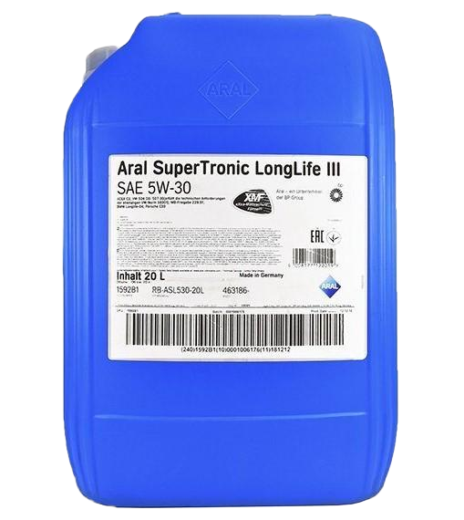 Моторное масло Aral SuperTronic Longlife III 5W-30, 20л